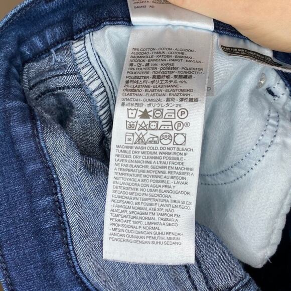 Levi’s Classic Straight Leg Mid Rise Womens Denim Jeans Cobalt Haze Blue Size 32 - Picture 8 of 9